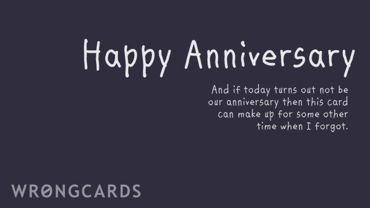 Anniversaries Ecard with the text: 