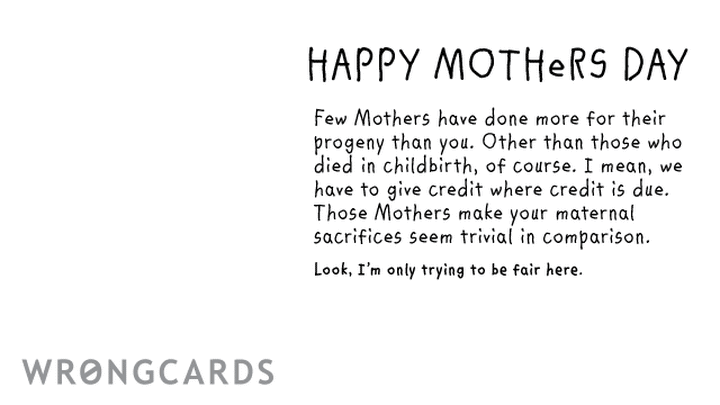 Mother's Day Ecard with the text: 