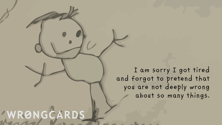 Apology Ecard with the text: 